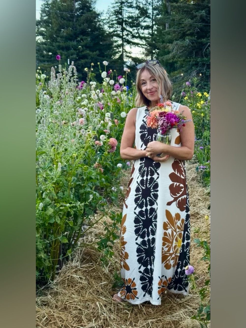 Ana Alcazar Ethical Print Maxi Dress - Picture 7 of 8
